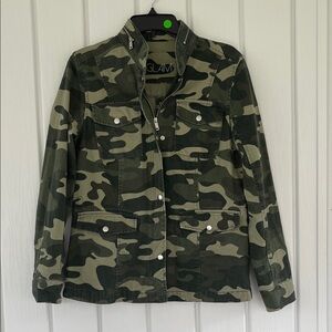 Camouflage Boutique Military Style Jacket